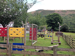 Play area at Abbey Grange Campsite
